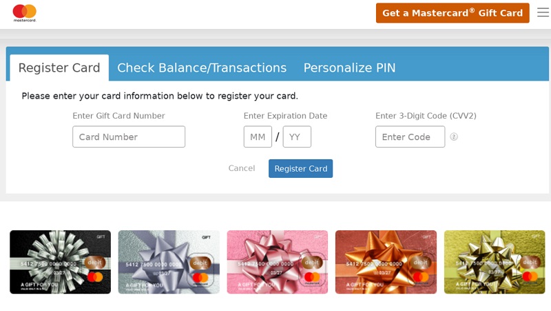 Mcgift.giftcardmall.com Balance Check